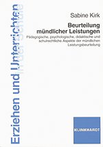Cover-Abbildung des Buches 'Beurteilung mündlicher Leistungen'