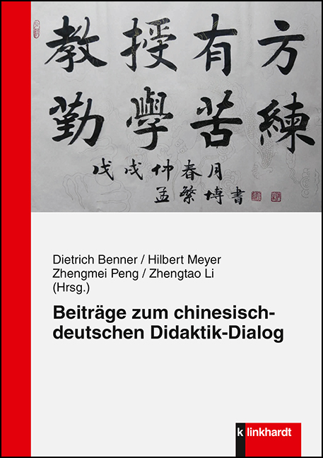 Cover-Abbildung des Buches 'Beiträge zum chinesisch-deutschen Didaktik-Dialog'