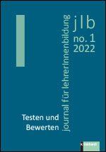 Cover-Abbildung des Heftes'jlb 01/2022: Testen und Bewerten'